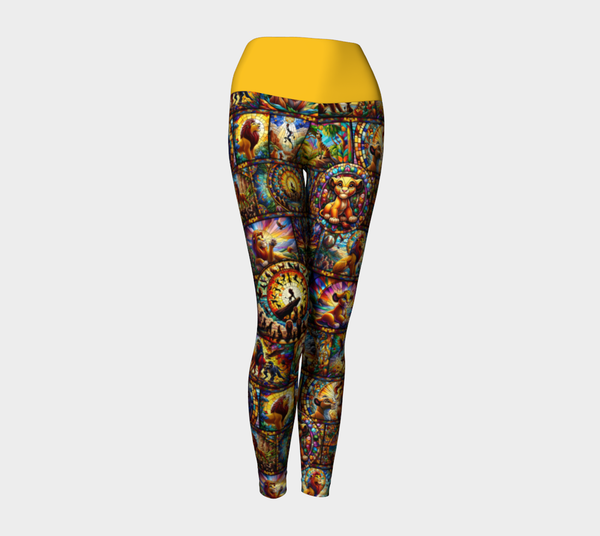 Leggings - Lions vitrail